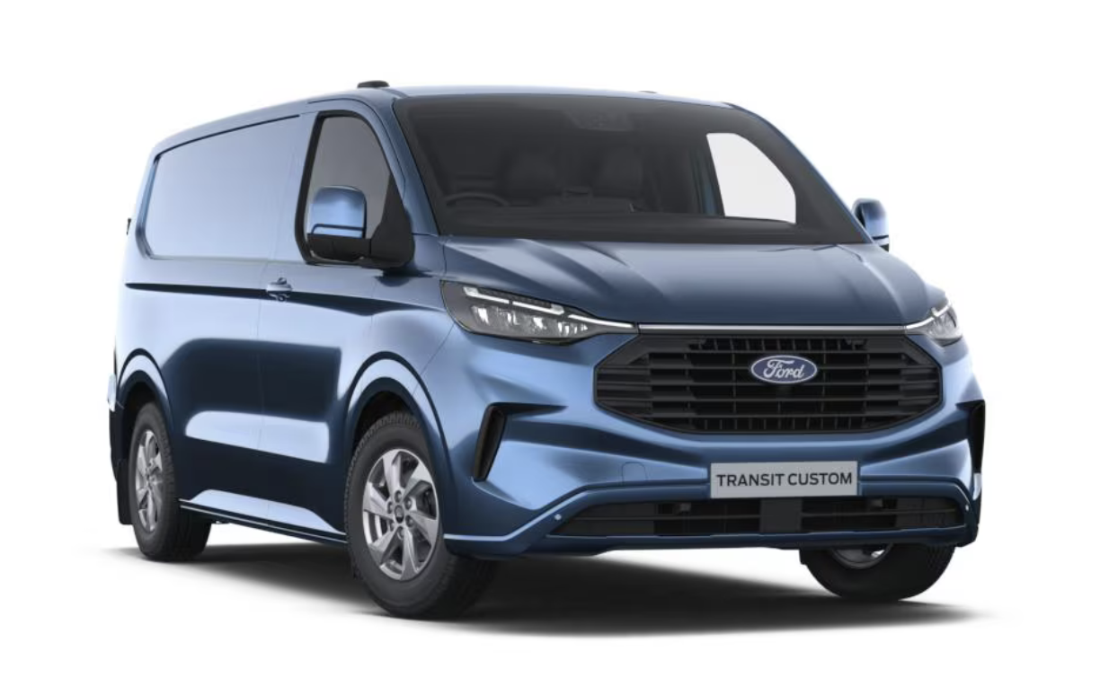 Ford Transit Custom Limited in Blue Metallic